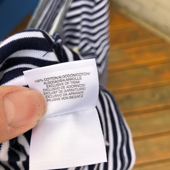 NWT Jones of NY Size M Striped Top - Picture 6 of 6